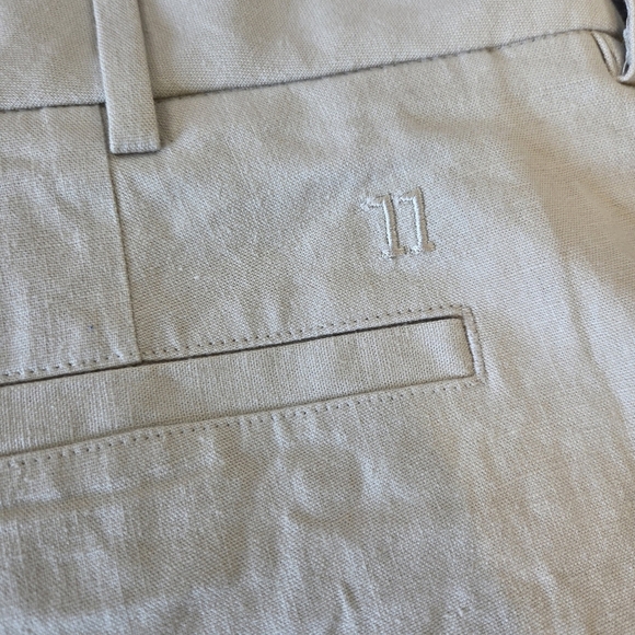 Men's Walter Hagen Clubhouse Khaki Linen Shorts Size 40 Golf Outdoor Active - Picture 7 of 9